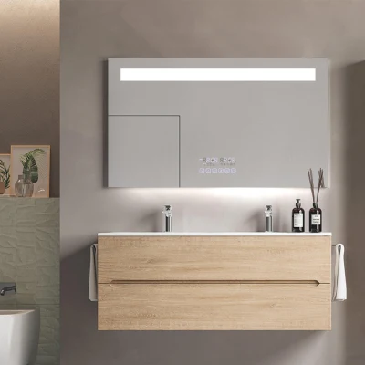 Specchio LED per bagno incorniciato con interruttore Smart Touch di alta qualità